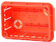 Elektro Plast Flush Electrical Box for Drywall IP40 in Orange Color
