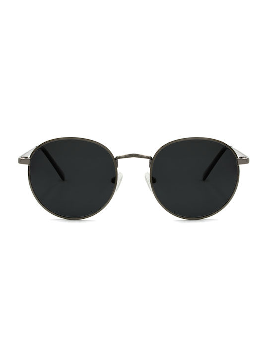 Awear Sonnenbrillen mit Silber Rahmen und Gray Polarisiert Spiegel Linse VienoGunMetal