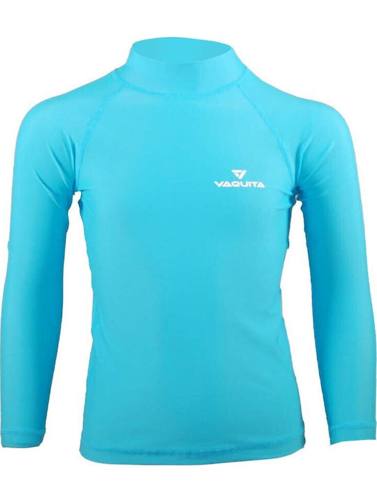 Vaquita Costum de baie pentru copii Bluză cu mânecă lungă Light Blue Vaquita Costum de baie pentru copii Bluză cu mânecă lungă Light Blue