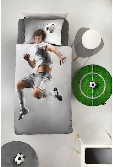 Saint Clair Striker Kids Duvet Cover Single Cotton Striker 160x225cm