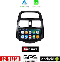 Kirosiwa Car-Audiosystem für Chevrolet Funke 2009-2015 (Bluetooth/USB/AUX/WiFi/GPS/Apple-Carplay/Android-Auto) mit Touchscreen 9"