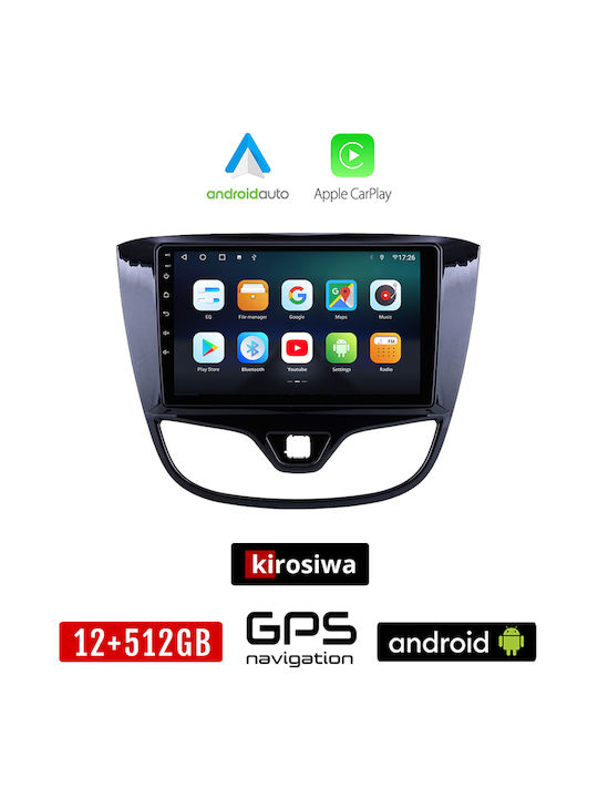 Kirosiwa Sistem Audio Auto pentru Opel Karl 2014-2019 (Bluetooth/USB/AUX/WiFi/GPS/Apple-Carplay/Android-Auto) cu Ecran Tactil 10"