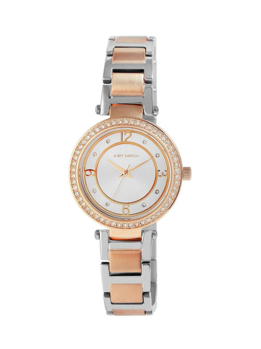 Just Watch Ceas de Damă cu Rose Gold Brățară Metalică