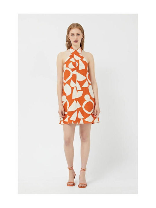 Compania Fantastica Mini Φόρεμα Πορτοκαλί