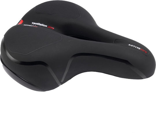 MalTec Schwarz Fahrradsattel Trekking / BMX