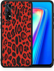 Animal Red Leopard Realme 7 Case