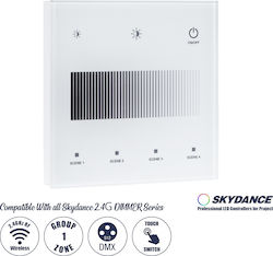GloboStar Skydance Wireless RF With Remote Control Wall Mounted Dimmer 73150