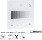 GloboStar Skydance Drahtlos RF (Request for) - Anfrage für mit Fernbedienung Wandmontierter Dimmer 73150