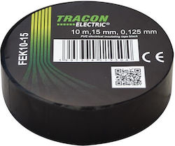 Tracon Electric Μονωτική Ταινία PVC Μαύρη