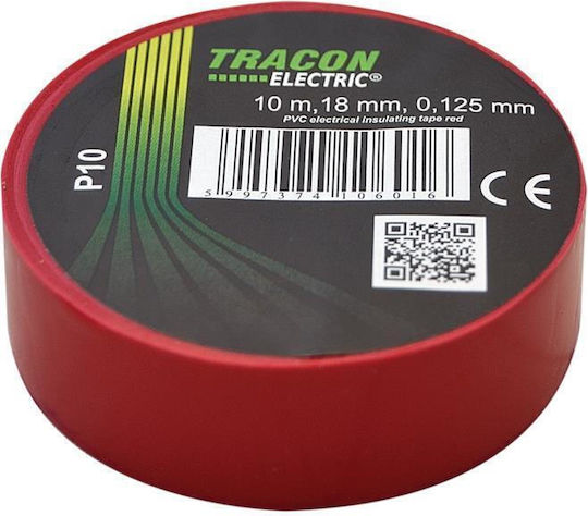 Tracon Electric Bandă de izolație Roșu