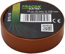 Tracon Electric Μονωτική Ταινία PVC Καφέ