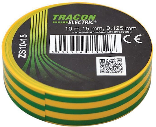 Tracon Electric Μονωτική Ταινία Κίτρινη