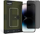 Hofi Anti Spy Privacy Full Face Tempered Glass Μαύρο (iPhone 15 Pro Max)
