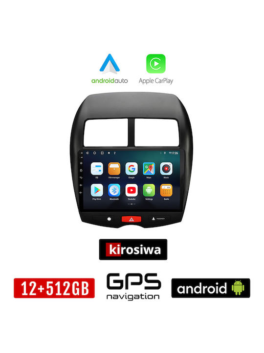 Kirosiwa Car Audio System for Peugeot 4008 2012-2018 (Bluetooth/USB/AUX/WiFi/GPS/Apple-Carplay/Android-Auto) with Touch Screen 10"