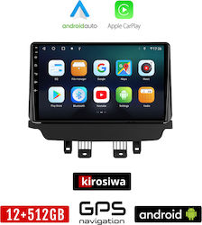 Kirosiwa Car-Audiosystem für Mazda 2 / 3 2014+ (Bluetooth/USB/AUX/WiFi/GPS/Apple-Carplay/Android-Auto) mit Touchscreen 9"