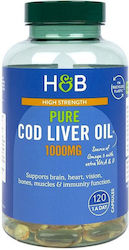 Holland & Barrett High Strength Pure Cod Liver Oil Holland & Barrett High Strength Pure Cod Liver Oil