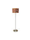 Oxygen Orange Marrakesh Φωτιστικό Δαπέδου Υ155xΜ1.55εκ. με Ντουί για Λαμπτήρα E27 Πορτοκαλί