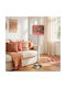 Oxygen Orange Marrakesh Floor Lamp H155xW1.55cm. with Socket for Bulb E27 Orange