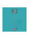 Oxygen Blue Vitr Floor Lamp H155xW1.55cm. with Socket for Bulb E27 Green