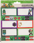 Minecraft Notebook Labels 18pcs