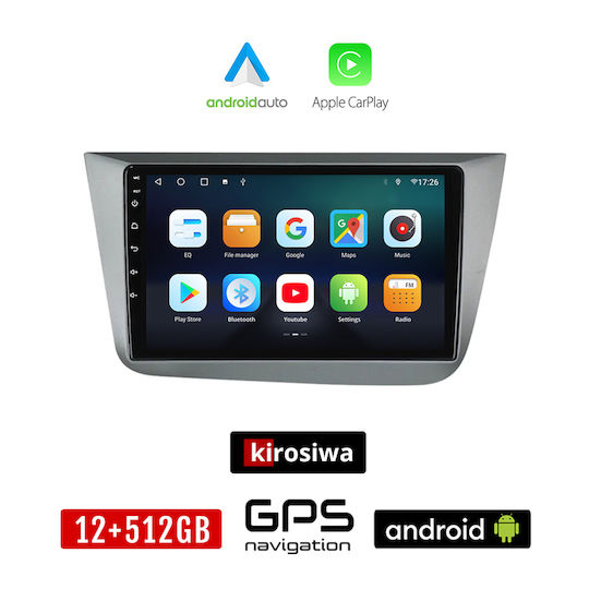 Kirosiwa Автомобилна Аудио Система (Блутут/USB/AUX/WiFi/GPS/Apple-Carplay/Android-Auto) с Тъчскрийн 9"