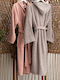 Palamaiki Funky Hooded Bathrobe Misty