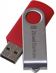 8GB USB 2.0 Κόκκινο