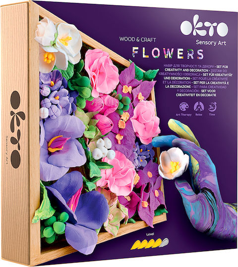 DIY Δημιουργικό Σετ Κατασκευής με Πηλό Wood & Craft Flowers Inspiration