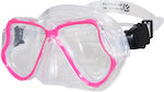 Scuba Force Diving Mask Silicone Children's in Pink color