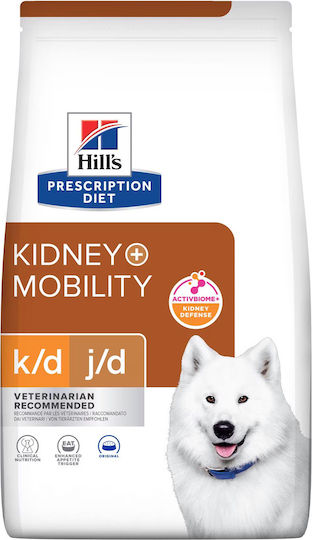 Hill's Prescription Diet Kidney Mobility 4kg Dry Dog Food With Chicken Poultry And Meat