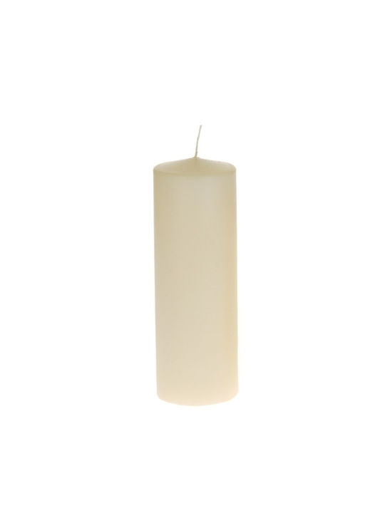 Iliadis Decorative Candle Beige 1pcs