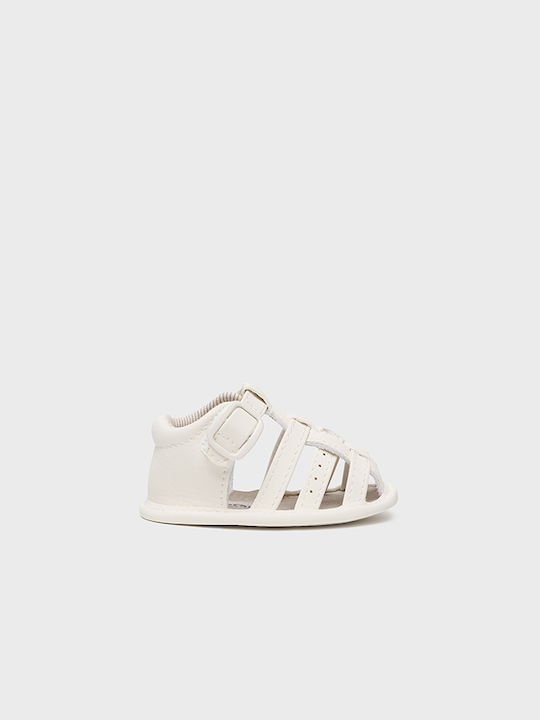 Mayoral Baby Sandals White