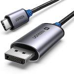 Ugreen Cm556 USB 2.0 Cablu USB-C bărbătesc - DisplayPort de sex masculin Gri 1m