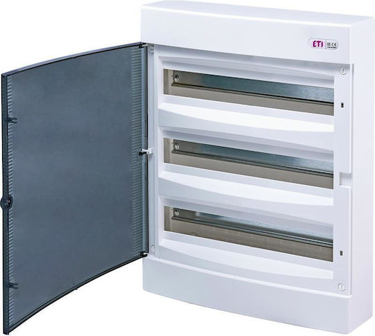 ETI Wall mounted 9-Elements Fuse Box with 3 Rows