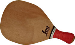 Joy Beach Racket Brown 350gr with Straight Handle Red