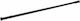 Telescopic Straight Shower Curtain Rod Aluminium Black 110-200cm