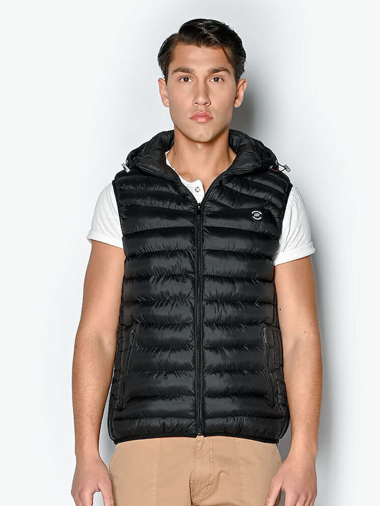 Brokers Jeans Men's Sleeveless Jacket Black