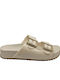 Women's Flat Sandals Anatomic in Beige Color