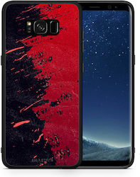 Red Paint Samsung Galaxy S8 Case