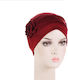 Elecool Turban Haar Burgundisch