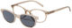 Apel Visual Care 3014 Brown Brown Presbyopia Glasses Brown Magnetic Clip On Sunglasses & Case +1.50 1 Piece