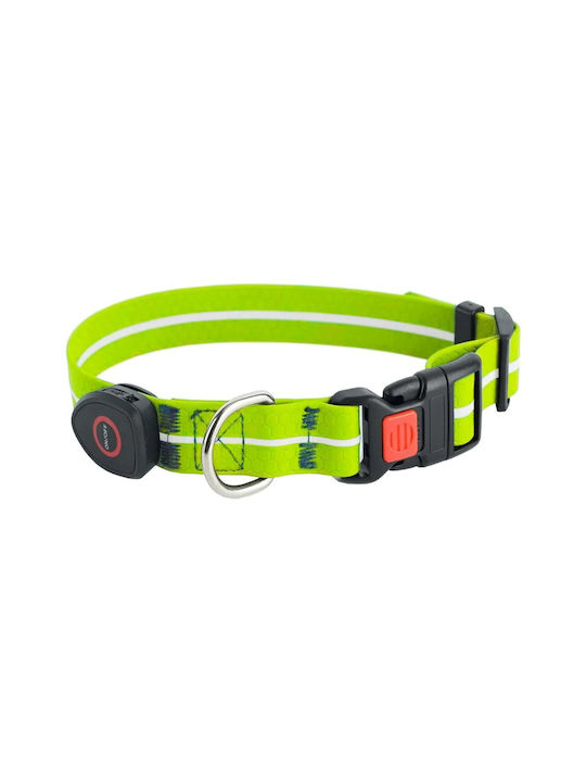 Doggy Village Dog Collar in Green color 25mm x 60cm