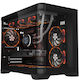 1STPLAYER UV6 Gaming Mini-Turm Computergehäuse ...
