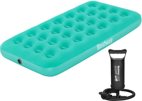 Bestway Надуваем Матрак За Сън Едноспален С Интегрирана Помпа Drowsy Dreamer 158x89x18см Тюркоазен