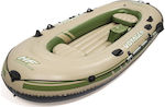Bestway Voyager 500 Inflatable Boat for 1 Adult with Paddles 348x142cm Brown