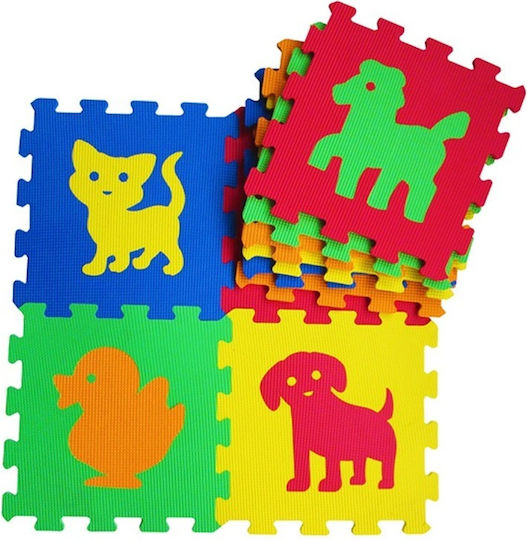Interactive Kids Floor Puzzle with Animals