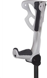 Fdi Open Type Elbow Crutch Shock Absorption "ergodynamic" White