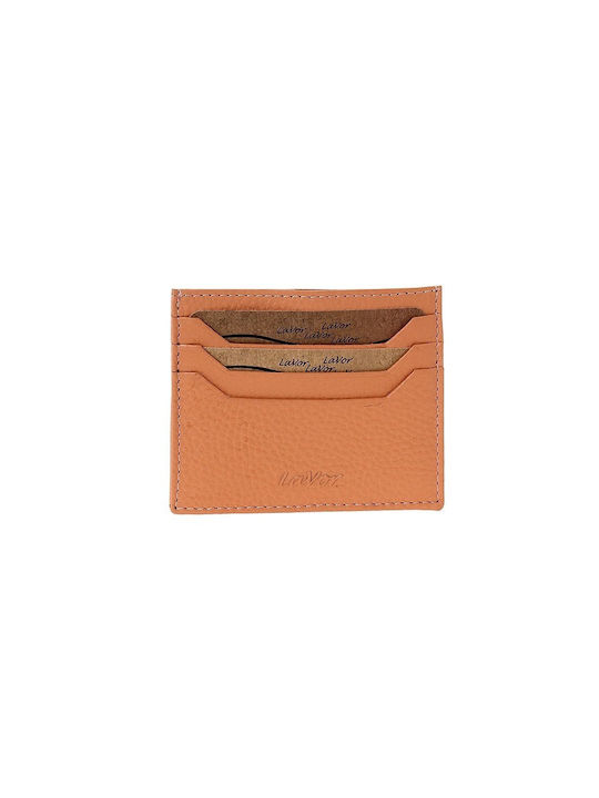 Lavor 1-6070 Card Wallet Leather Coral