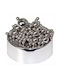 Art Office Decor Accessory from Metal 15cm in Silver Colour (Various Designs)