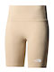 Flex Women's Training Legging Shorts Ecru